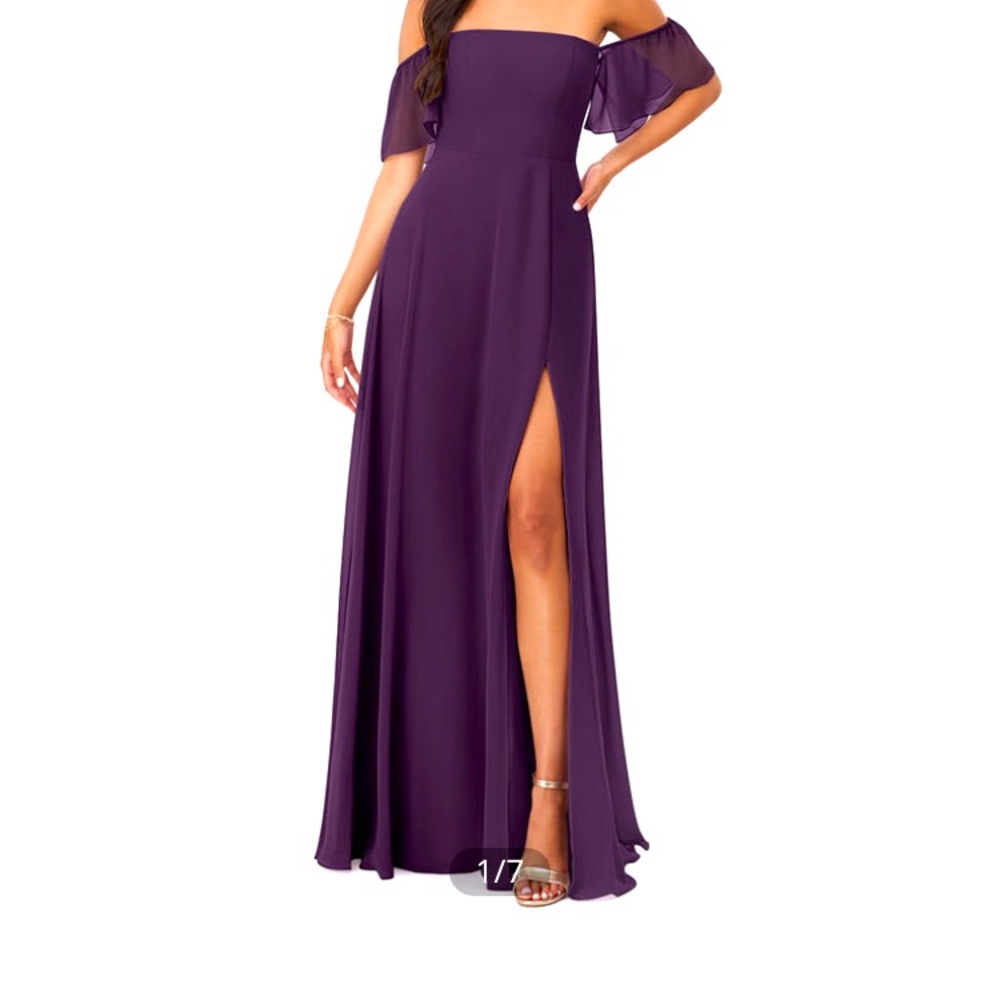 Azazie Sue in Grape